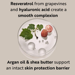 M. Asam Resveratrol Premium Lifting Cream on neck and decollete for firming support