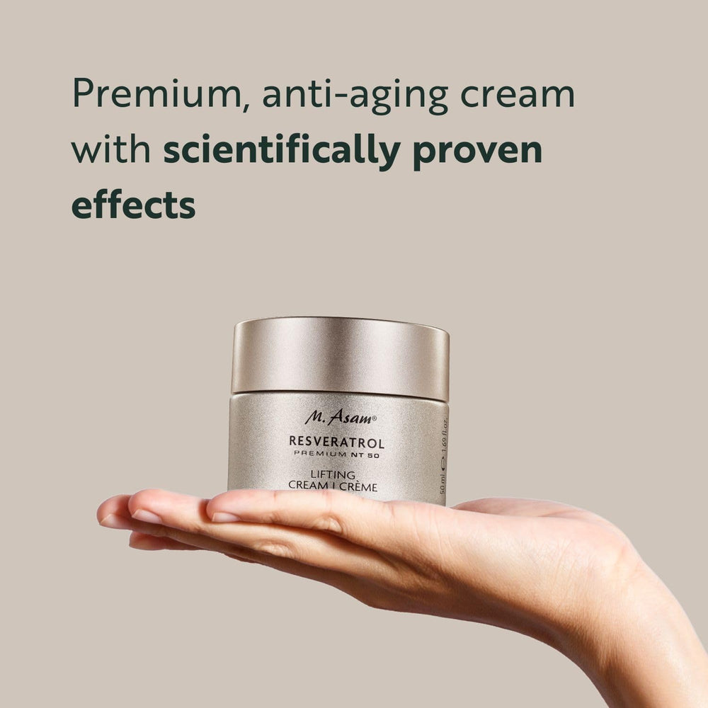 M. Asam Resveratrol Premium Lifting Cream vegan formula for clean beauty