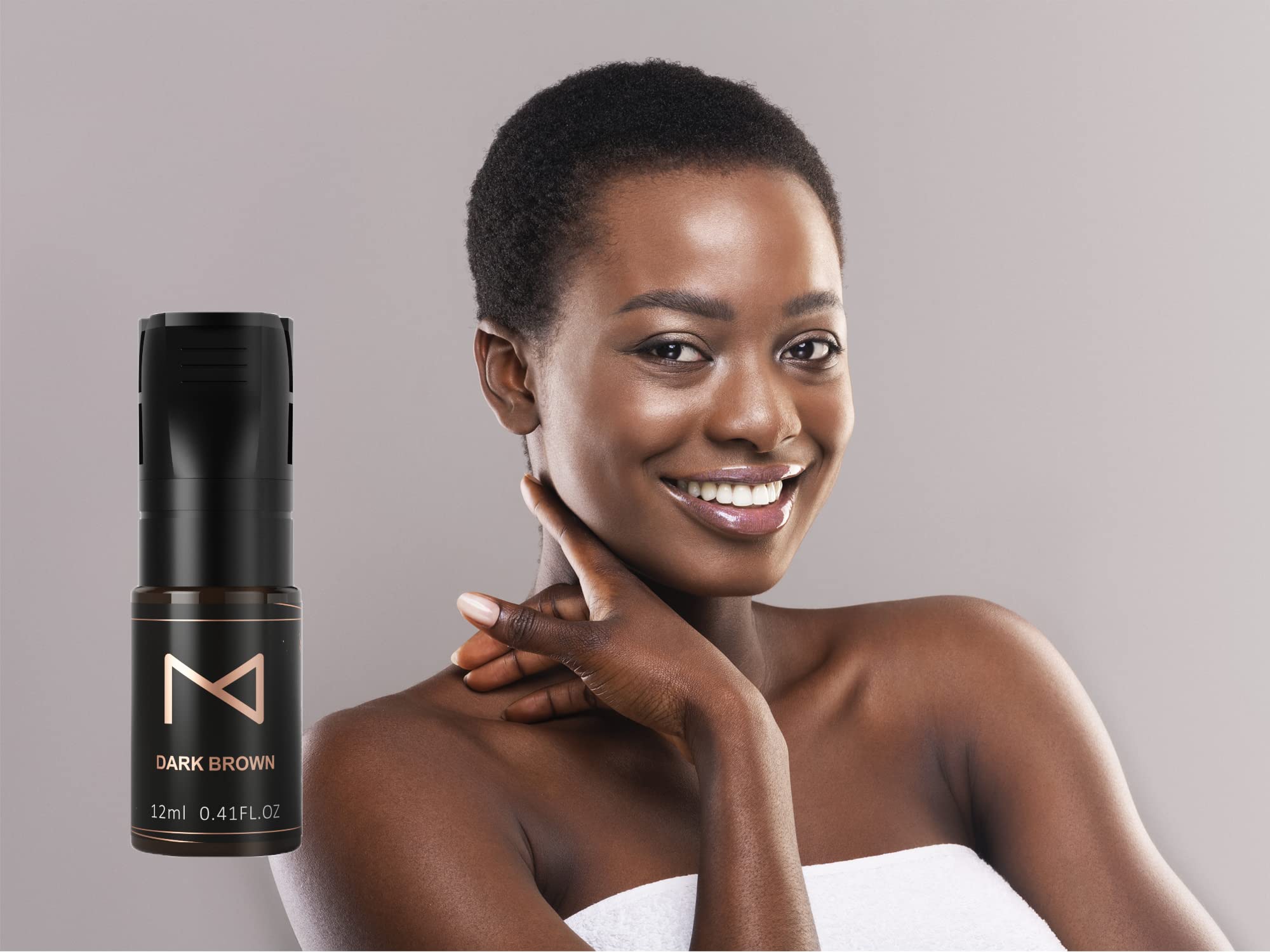 M Cosmetic pigment designed for professional machine use during brow shading