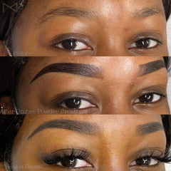 M Cosmetic pigment packaging and ring setup for easy application