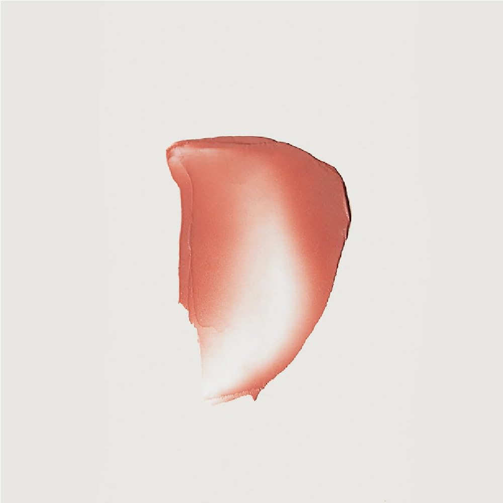 M Flush Balm Cream Blush soft peach swatch highlights buildable color on skin.