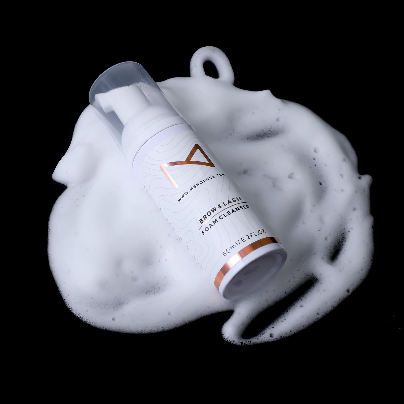 M foam cleanser packaging box highlighting versatile PMU use