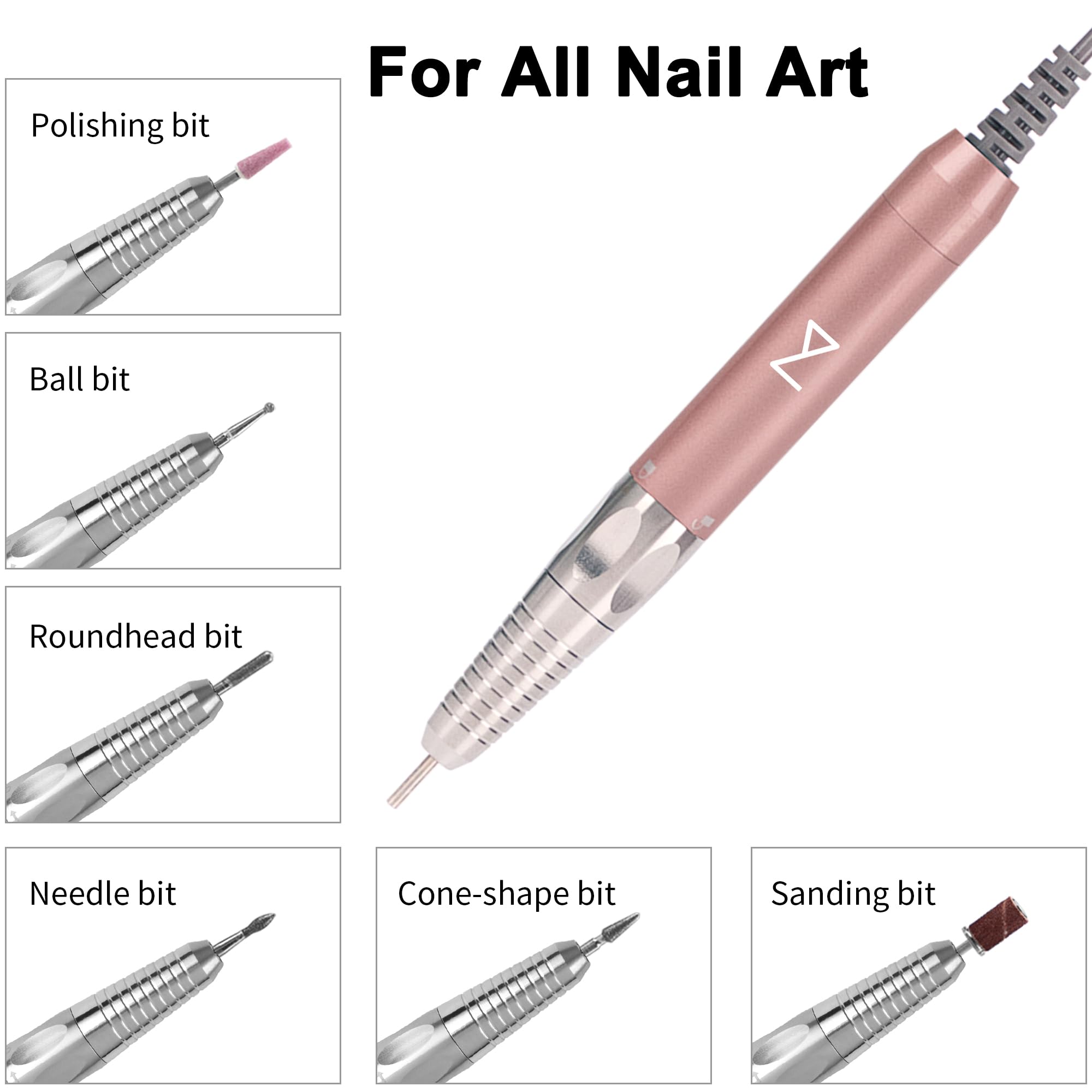 M Max handpiece reaches 35k RPM for rapid detailing and polishing.