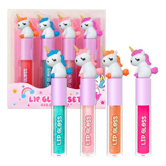 M&U MAKE YOU UP unicorn lip gloss sticks set with charms for playful party favors.