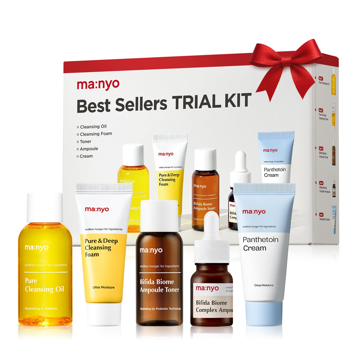 MA:NYO Best Sellers Kit for travel with gentle cleansers and hydrating formulas