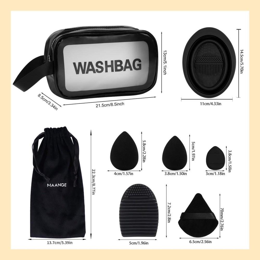 MAANGE stylish travel bag keeps brushes organized on the go