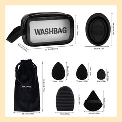 MAANGE stylish travel bag keeps brushes organized on the go