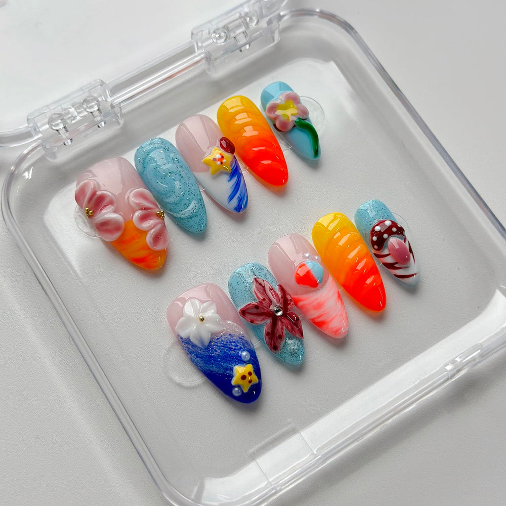 MABKJLF complete nail kit included for effortless at-home manicure.