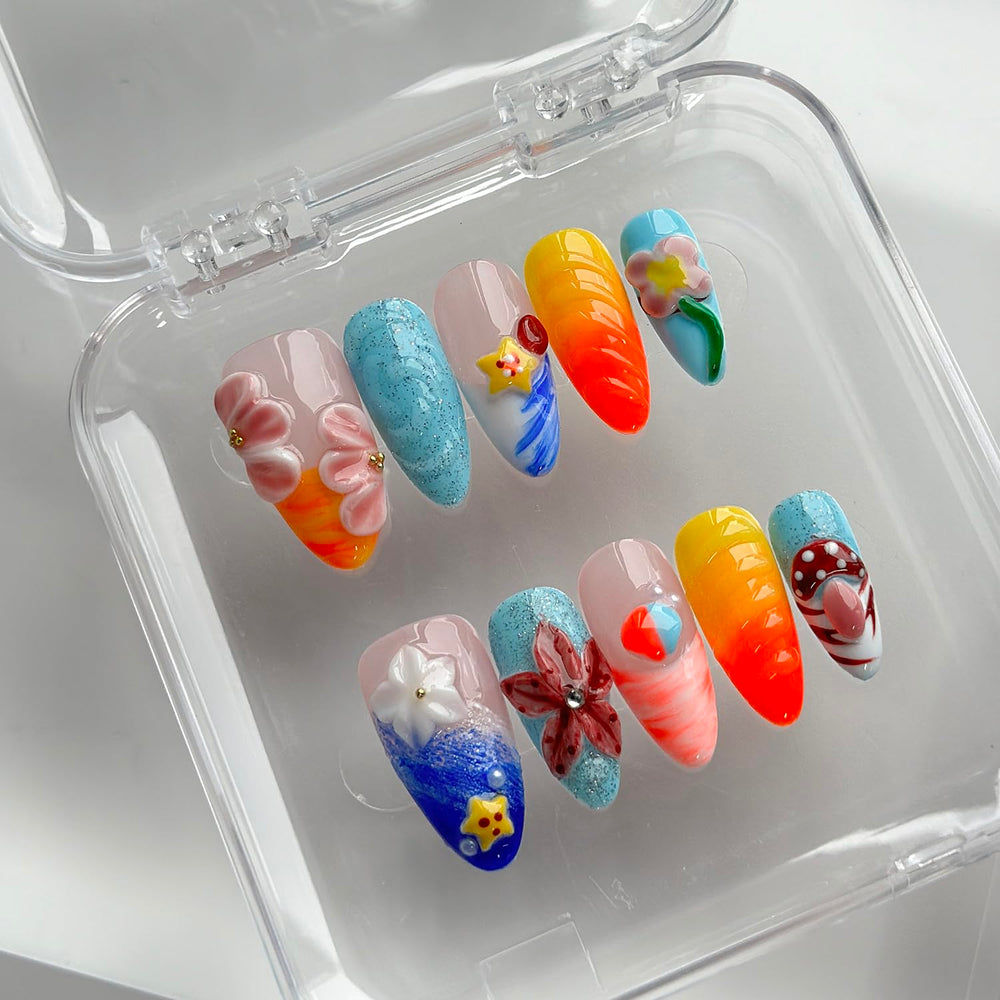 MABKJLF floral mushroom designs offer playful summer flair.