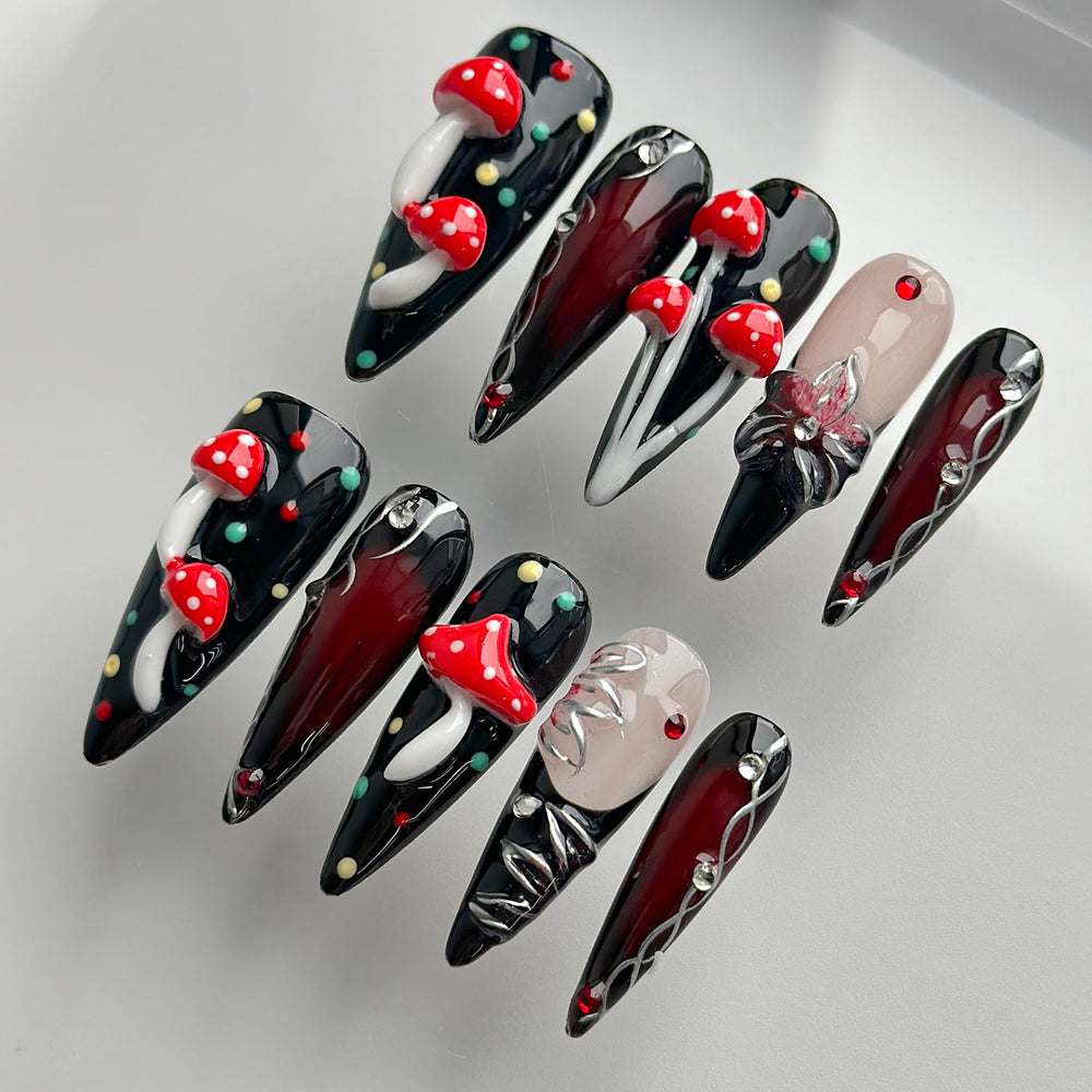 MABKJLF nails made from durable ABS material for reuse