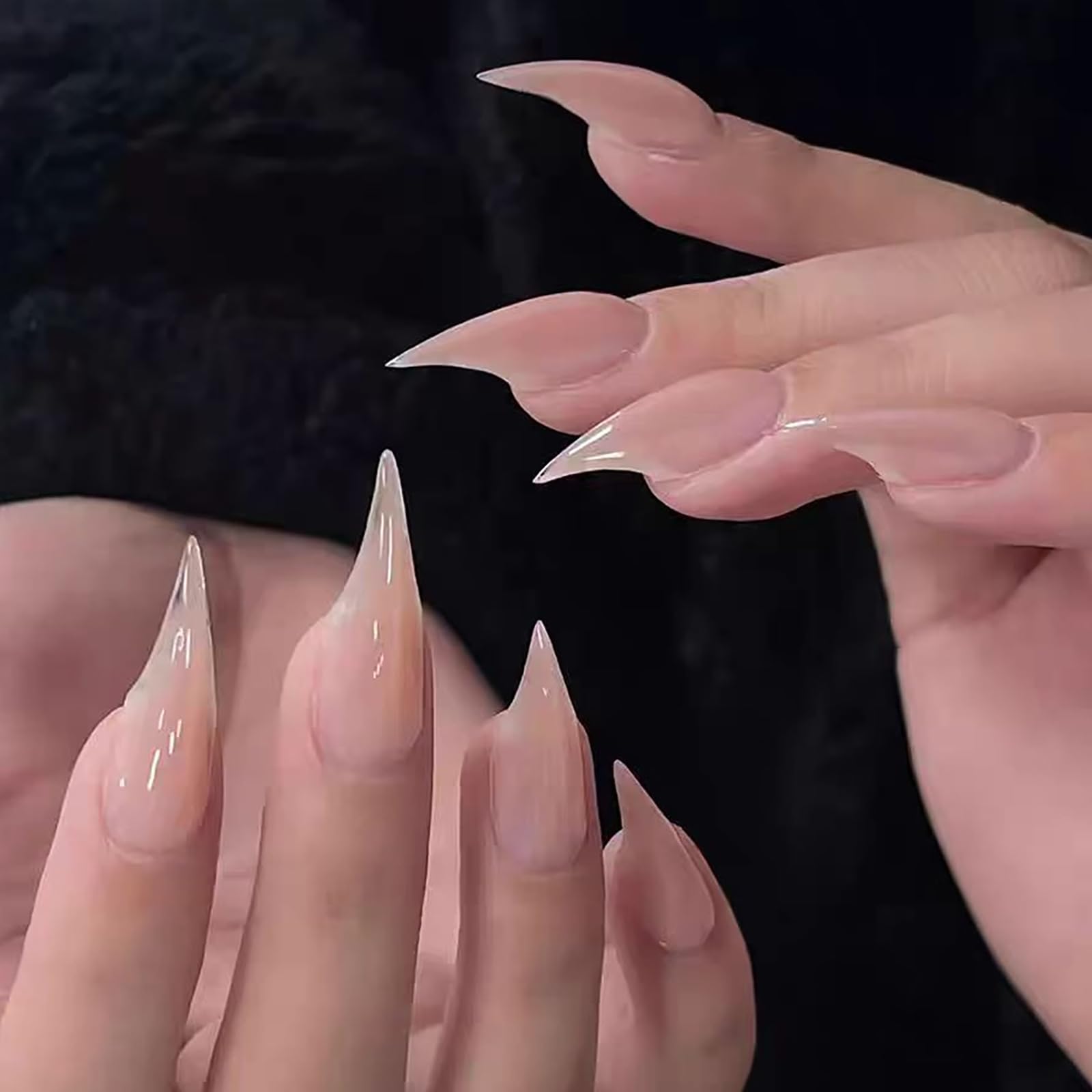 MABKJLF luxury press-on nails with eagle claw design for salon-style wear.