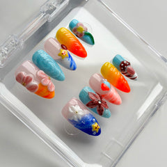 MABKJLF thick acrylic nails for daily wear and confident prep.