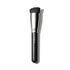 MAC 196 slanted flat top foundation brush for precise, streak-free foundation application