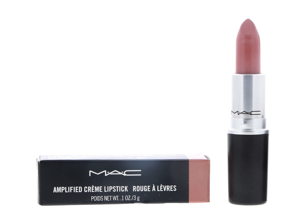 MAC Amplified Creme Lipstick Blankety packaging highlights authentic branding