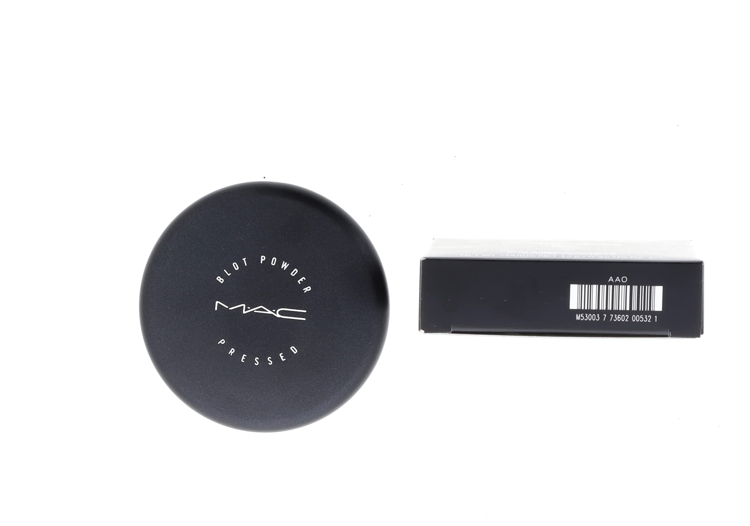 MAC Blot Powder Medium compact open reveals portable touch-up for shine control.