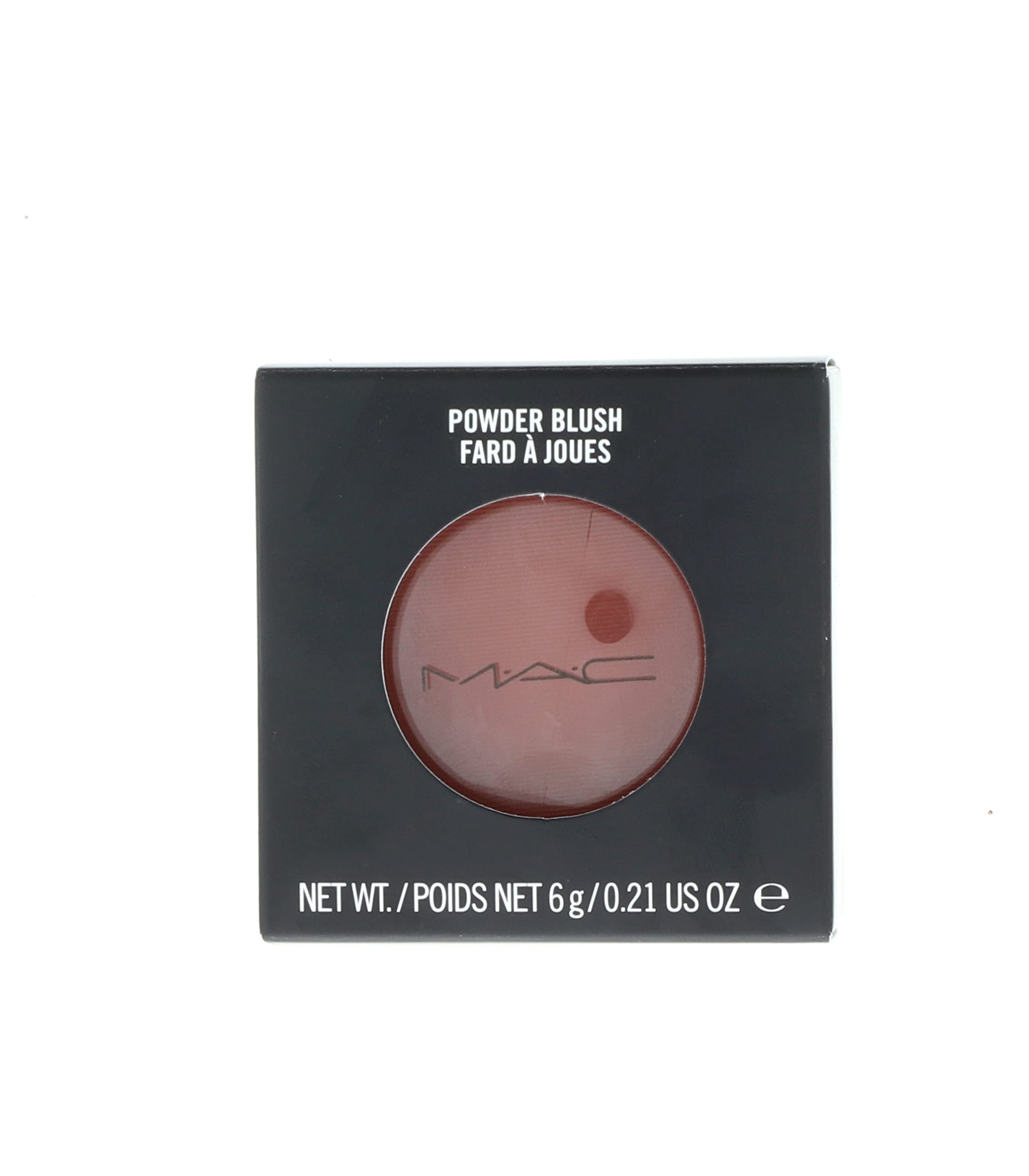 MAC Blush Powder Raizin brush-application demonstrates easy blending and natural warmth.