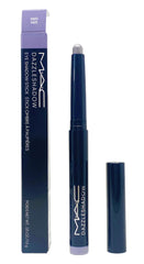 MAC Dazzleshadow Eye Shadow Stick Haku Haze close-up showing metallic silver-lilac shimmer for lid enhancement.