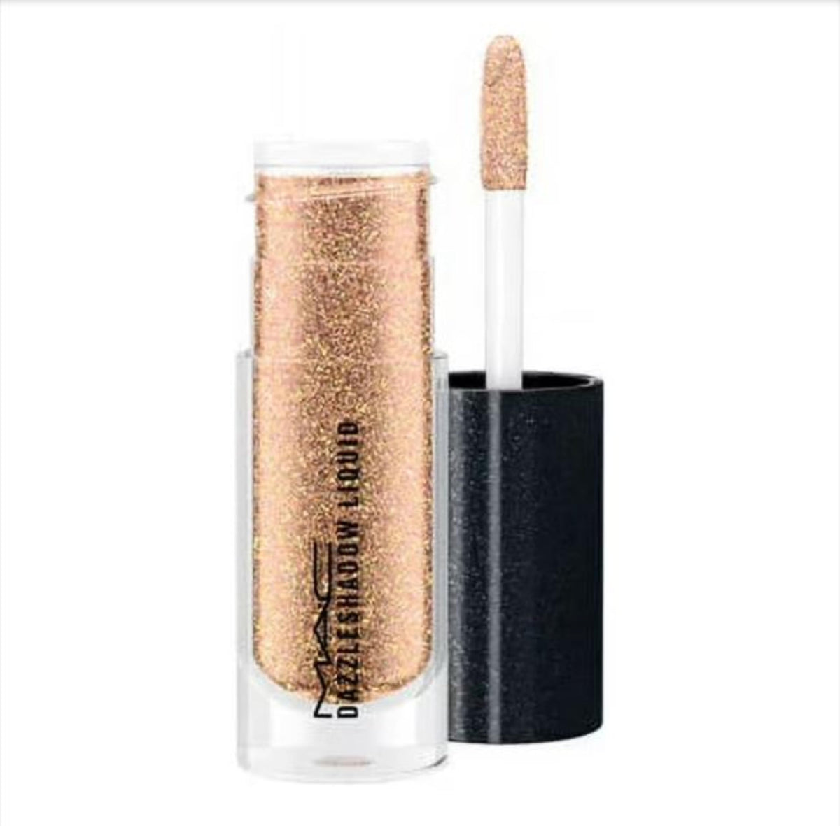 MAC Dazzleshadow Liquid Eyeshadow Flash & Dash shimmer swatch on lids