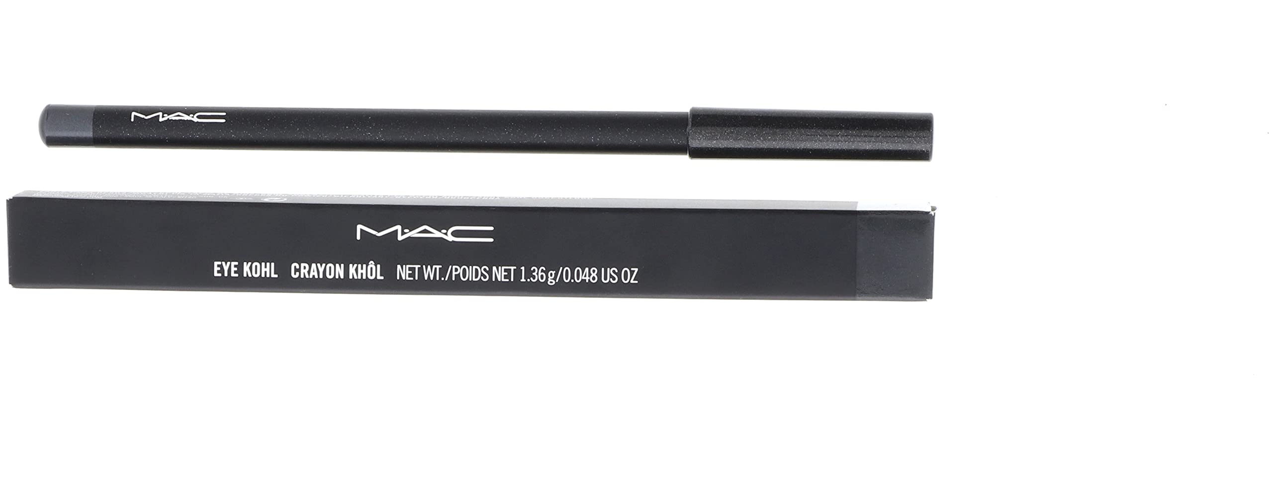 MAC Eye Kohl long-wear formula swatches show lasting color
