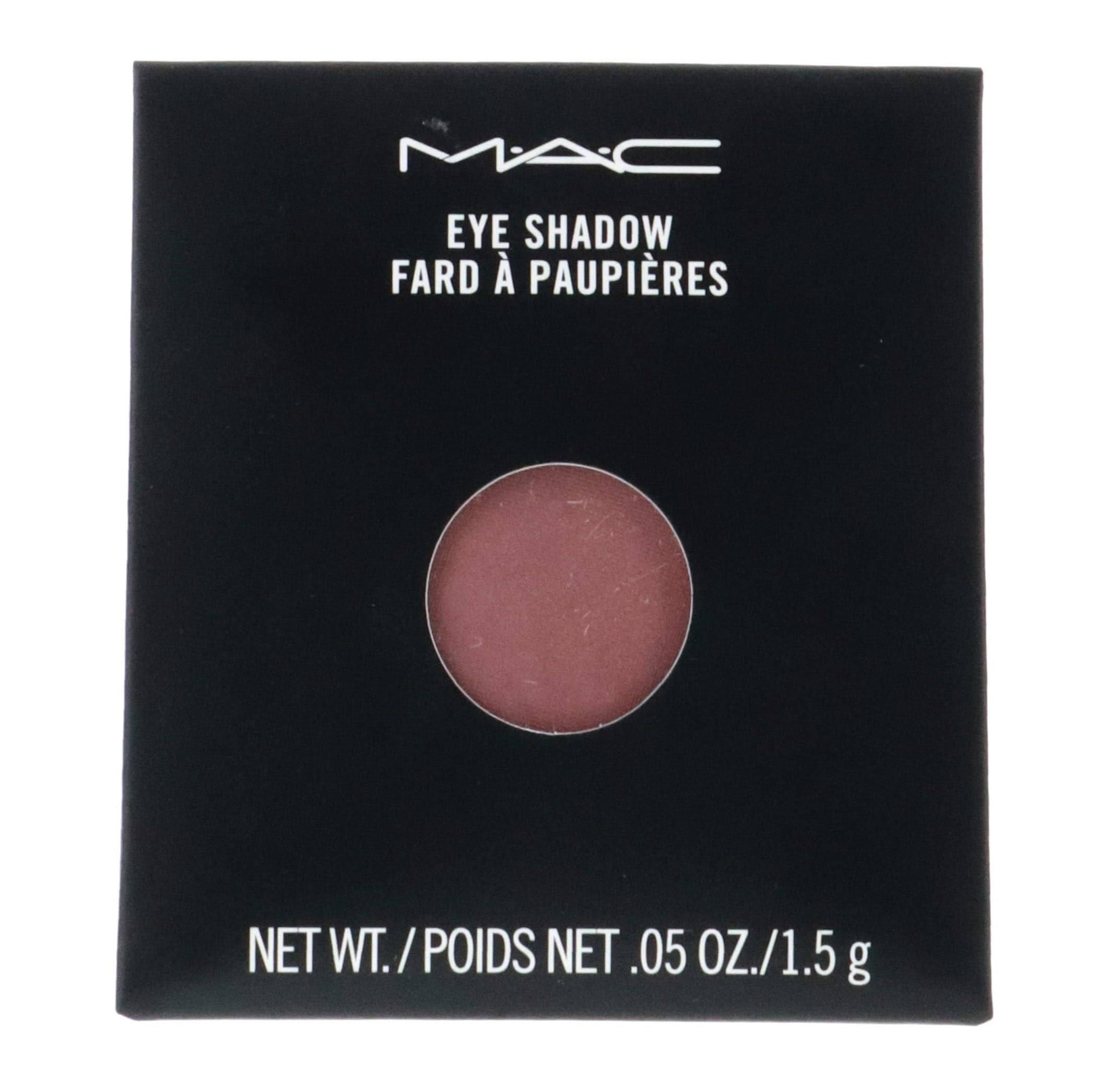MAC Eye Shadow Refill Haux close-up showing soft rosy brown pigment for versatile looks