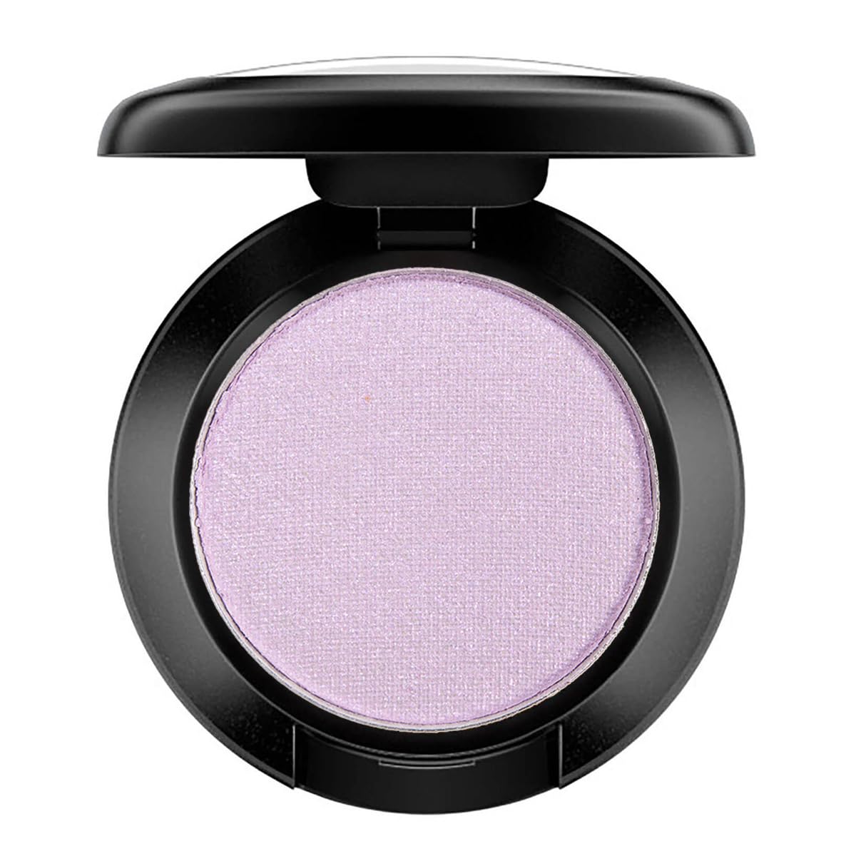 MAC Humblebrag Frost eyeshadow with icy lilac shimmer for versatile day-to-night looks.