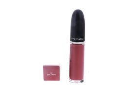 MAC Gemz & Roses close-up shows the liquid suede finish for a long-wearing look.