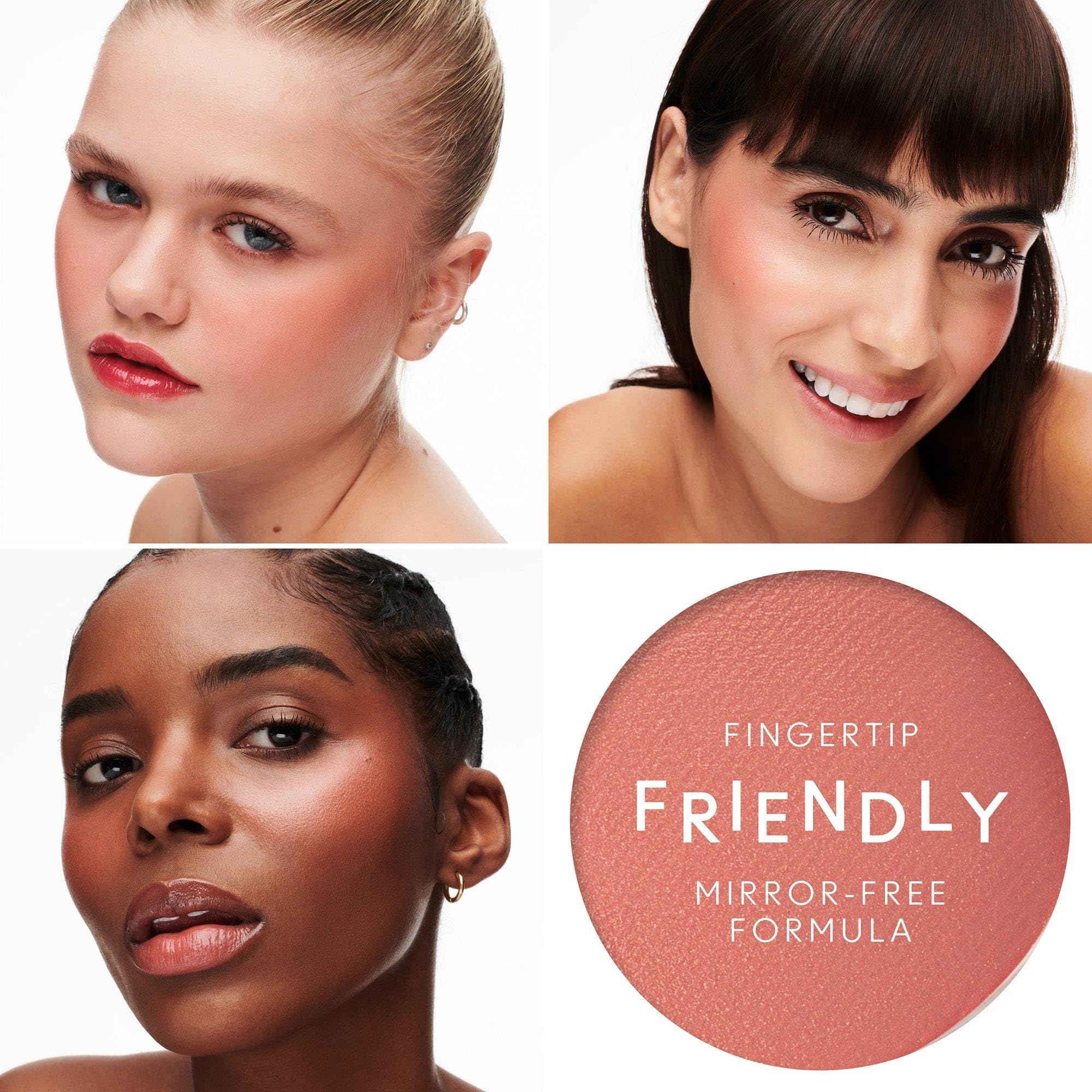 MAC Glow Play Cushiony Blush That’s Peachy application on cheeks feels light and blendable.