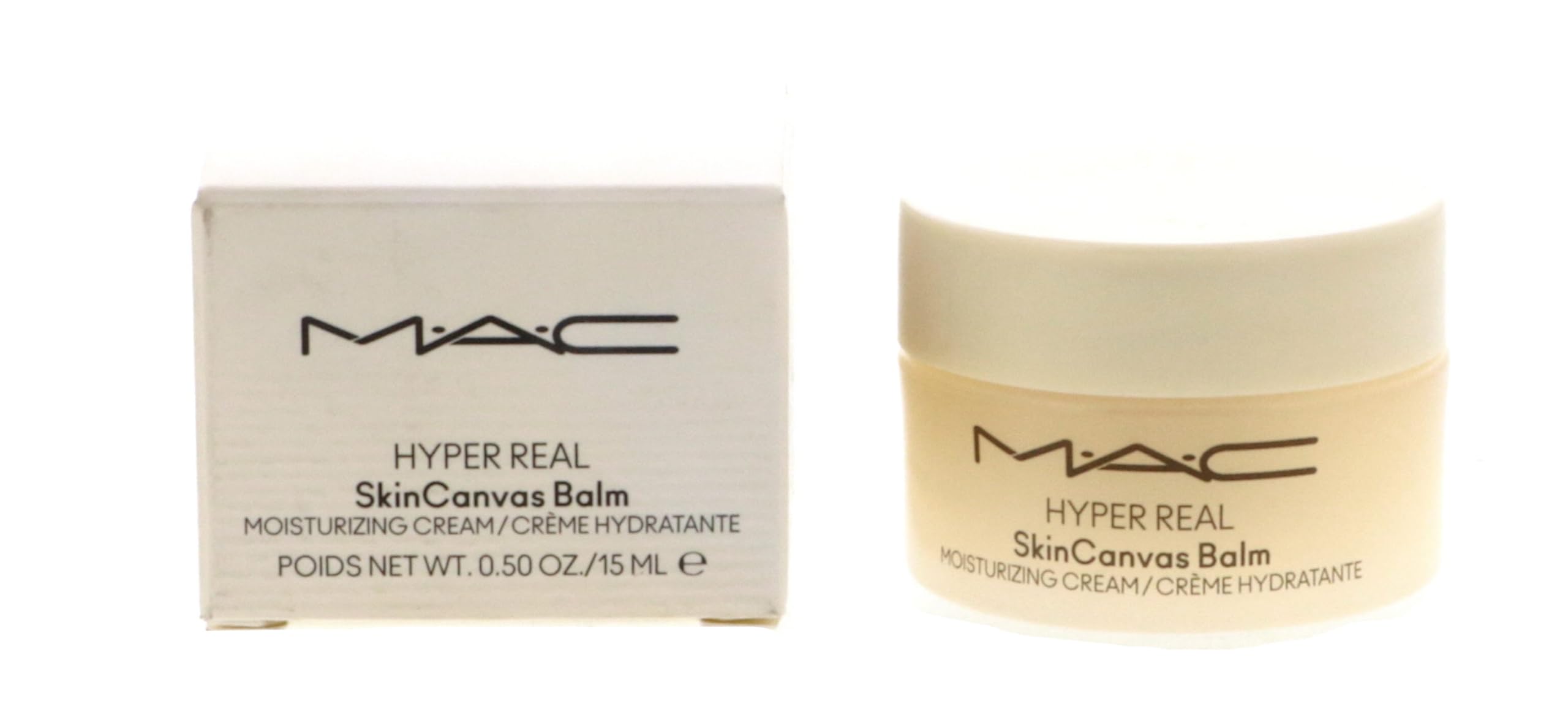MAC Hyper Real SkinCanvas Balm jar close-up for deep hydration and glow