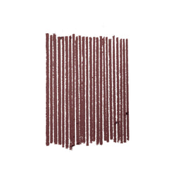 Close-up texture of Mahogany pencil glides smoothly.