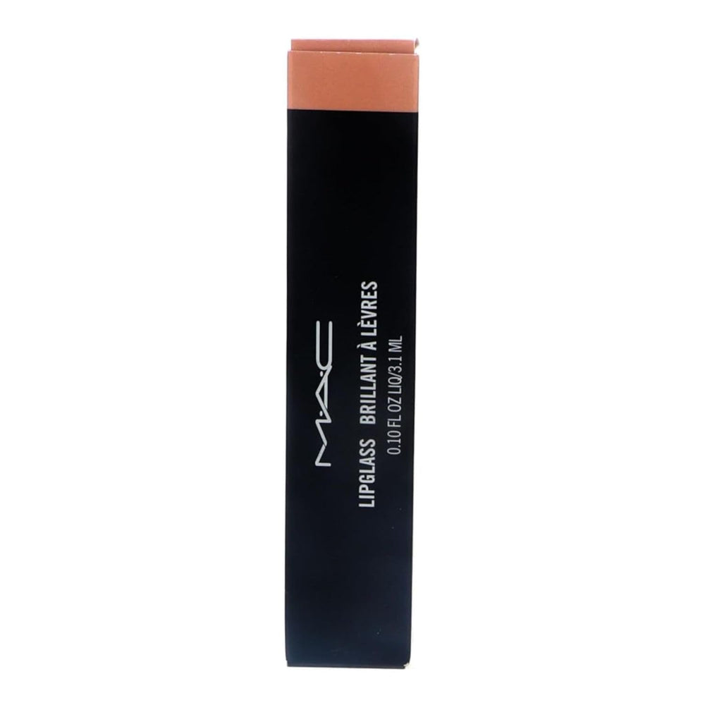 MAC Lipglass C-THRU applicator wand ready for smooth, pigmented color.