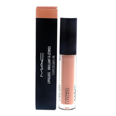 MAC Lipglass C-THRU bottle showcases a high-gloss finish for lasting shine.