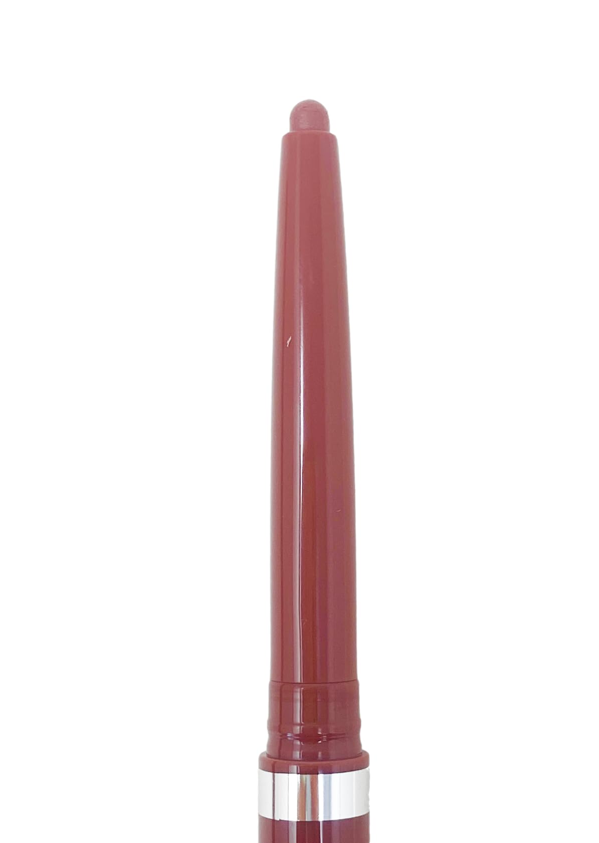 MAC Lipglazer Glossy Liner Whirlin' lips swatch for fuller-looking effect