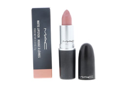 MAC Lipstick Yash swatches on arm show warm nude tone for everyday wear