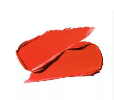 MAC Locked Kiss 24HR Lipstick 57 Renegade application demonstrates transfer-resistant wear.