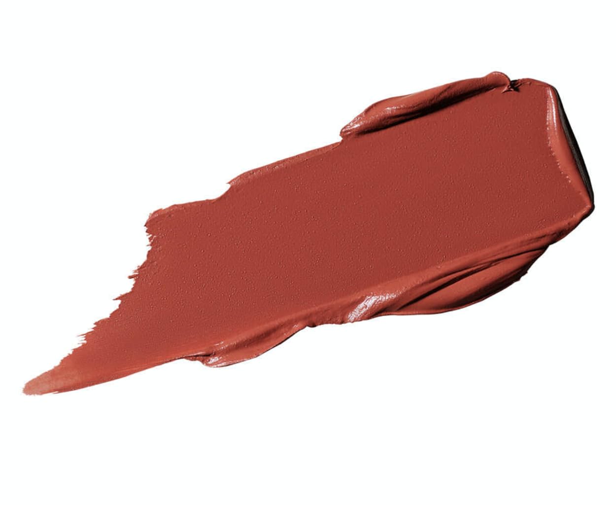 Swatch of pigment-rich orange shade with silky matte finish.