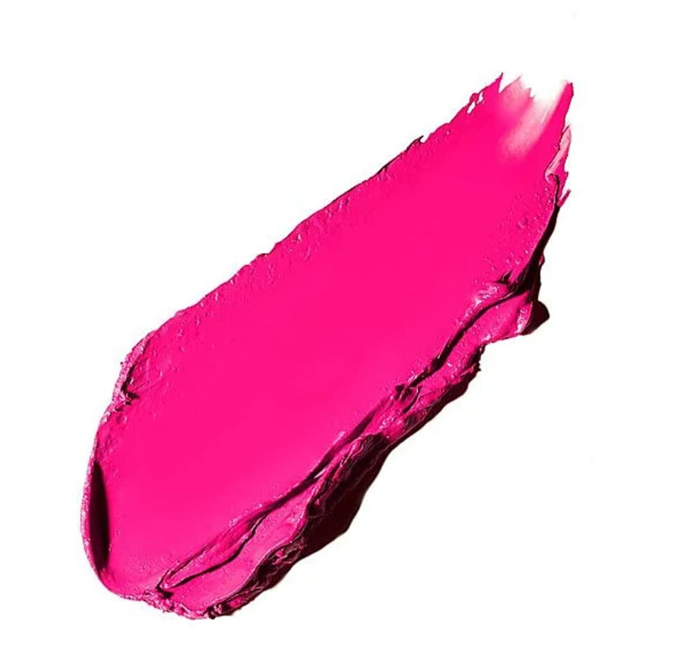 Close-up of Candy Yum-Yum matte finish on lips