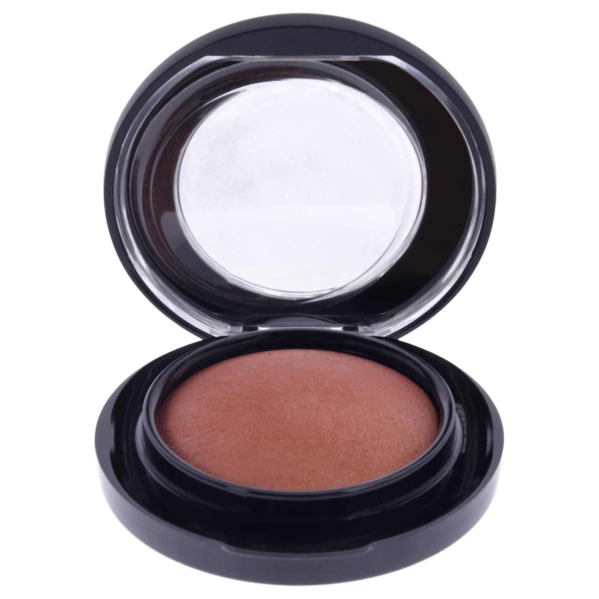 MAC Mineralize Blush Love Joy swirled on brush captures buildable color