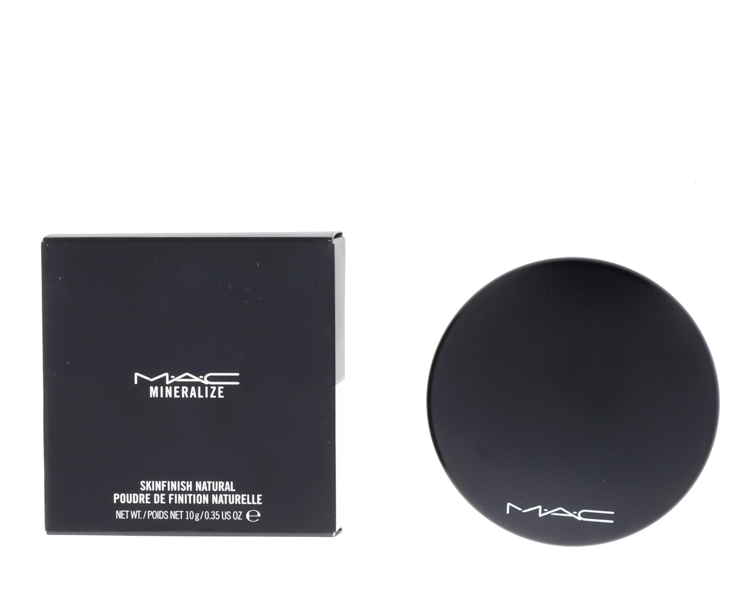 MAC Mineralize Skinfinish Natural Dark Deepest packaging closeup highlights shade depth for deep skin tones