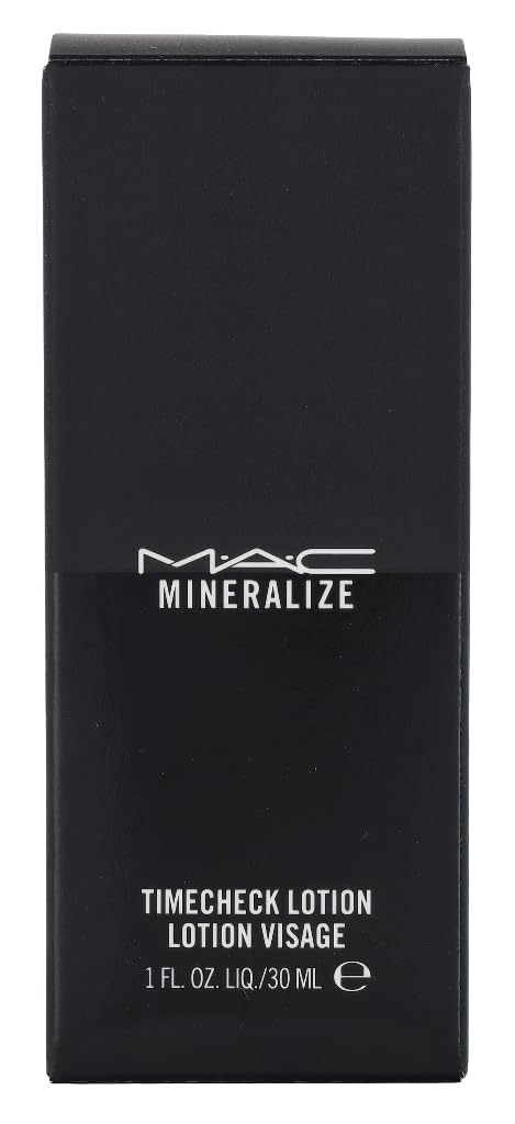 MAC Mineralize Timecheck Lotion closeup texture shows creamy consistency for even coverage