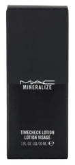 MAC Mineralize Timecheck Lotion closeup texture shows creamy consistency for even coverage