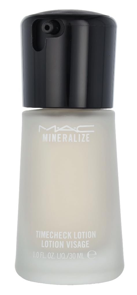 MAC Mineralize Timecheck Lotion pump dispensing smoothly for easy daily application