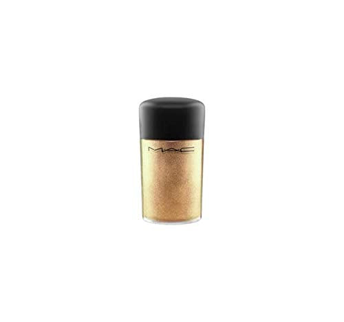 MAC Pigment Old Gold compact; warm, even-toned coverage for daily looks.