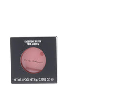 MAC Pinch Me blush compact seen up close with soft pink-peach shade