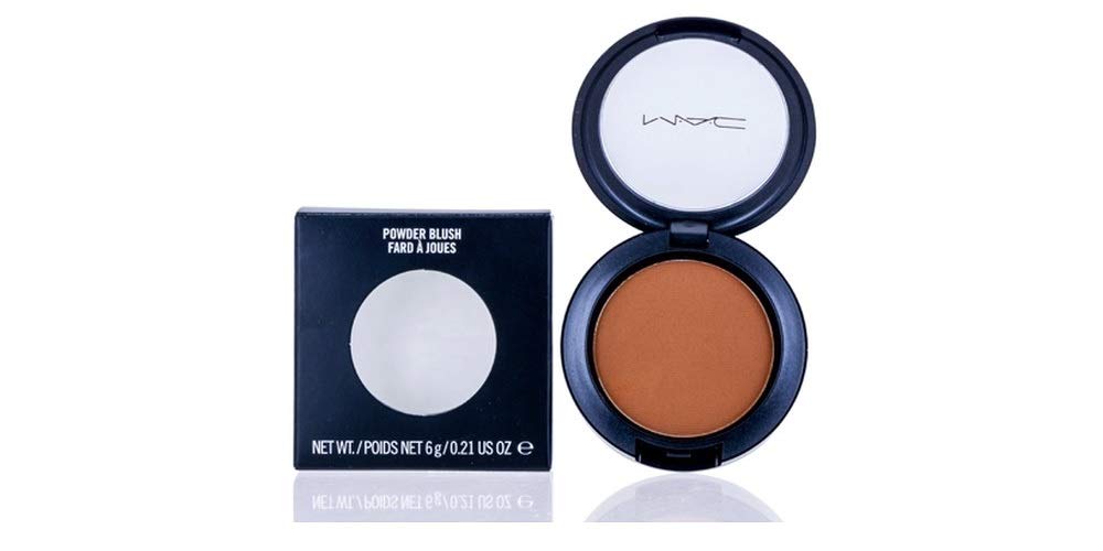 MAC Powder Blush Blunt compact delivers long-lasting pink color for a soft daytime glow