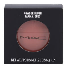 MAC Raizin swatches reveal warm reddish-brown pigment for natural flush.
