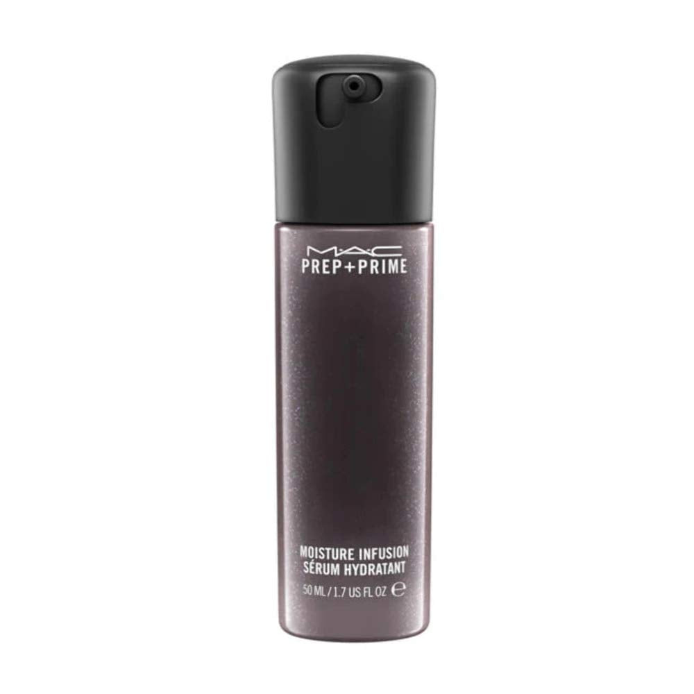 MAC Prep + Prime Moisture Infusion Serum Hydratant bottle delivering lightweight hydration for foundation prep