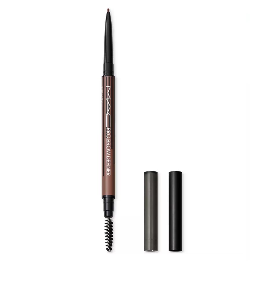MAC Pro Brow Definer Penny close-up shows precise 1mm tip for natural strokes