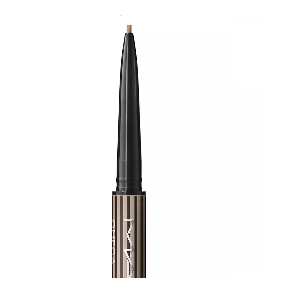 MAC Pro Brow Definer application strokes demonstrate easy, controlled brow definition.