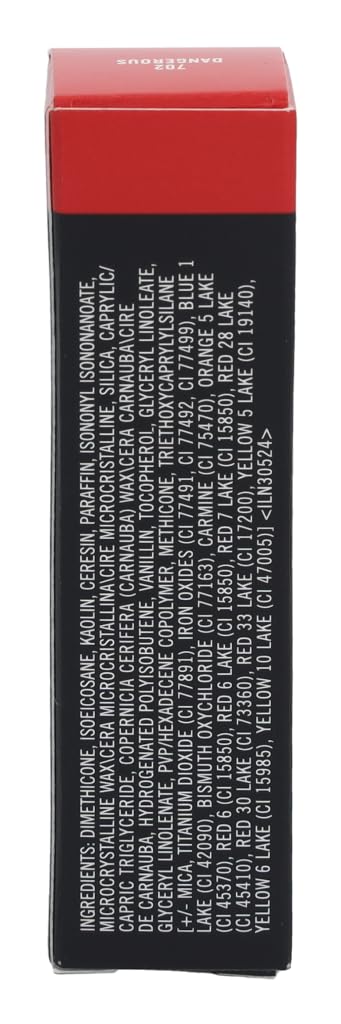 MAC Retro Matte Lipstick Dangerous cap detail reflects premium finish.