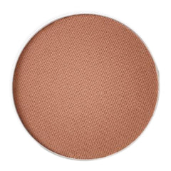 MAC Sandstone matte eyeshadow swatch in warm taupe for everyday looks.